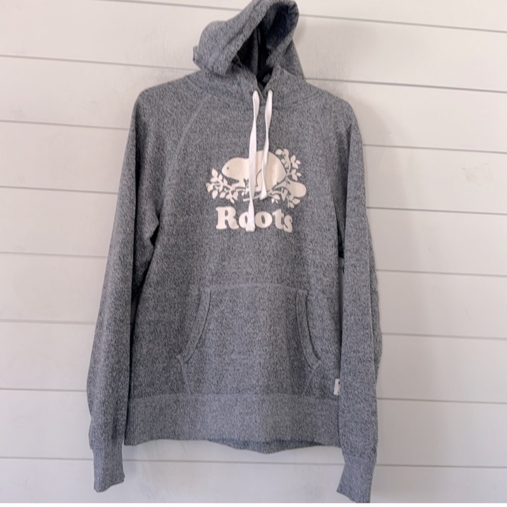 Roots Size S Original Kanga Hoodie Salt & Pepper